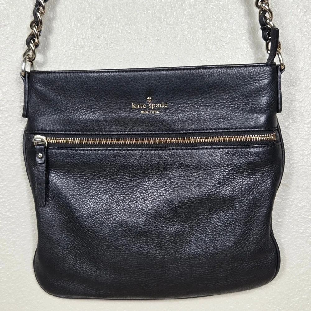 Kate Spade Cobble Hill Ellen Black Pebbled Leather Crossbody Bag